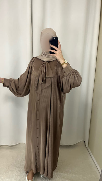 Abaya satinée