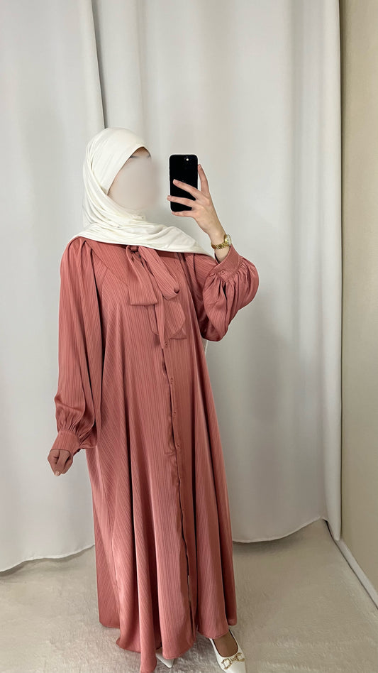 Abaya satinée